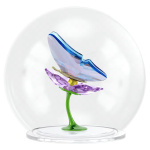 Idyllia Glass Ball Butterfly and Flower